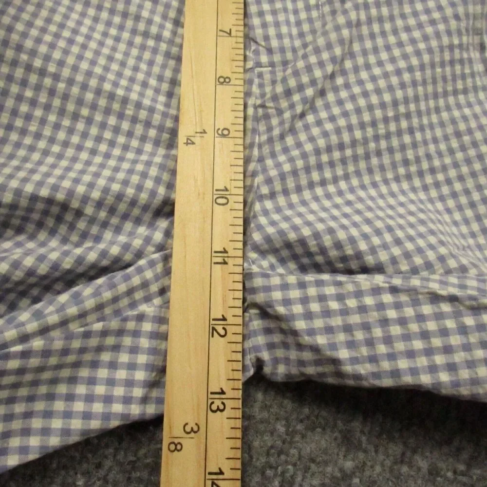 Polo Ralph Lauren Shorts Mens 38x9.5 Seersucker Chino Blue Gingham‎ Check